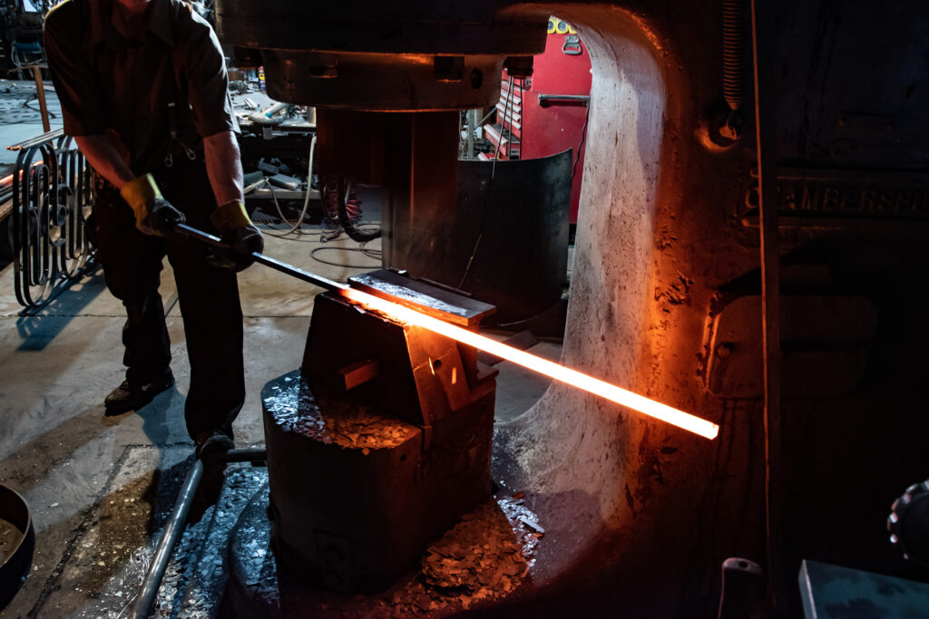 Man working in the forge