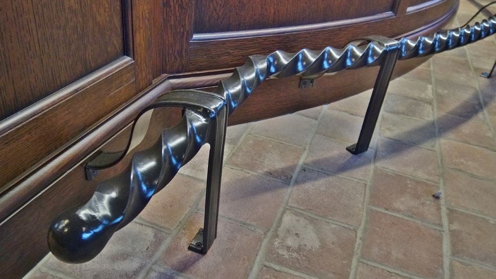 Steel Bar Rail Anchor Detail