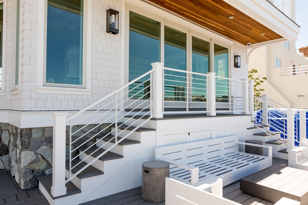 Back Porch Stair Railing