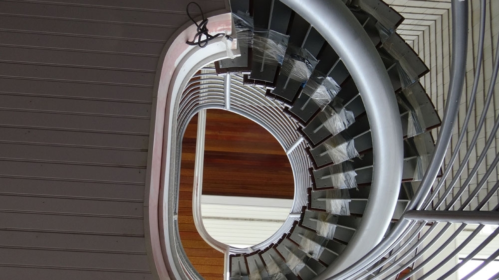 Steel Structure Helical Floating Stairs