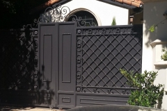 Beverly Hills Iron Privacy Gate