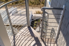 Top Deck of Steel Spiral Staircase